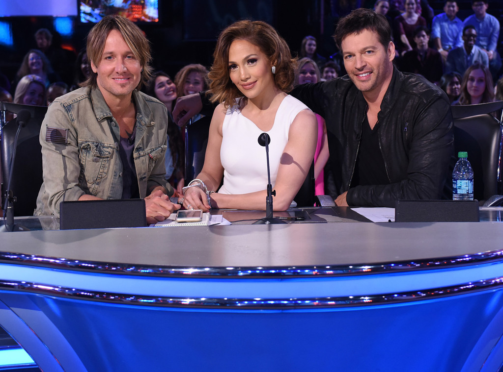 Keith Urban, Jennifer Lopez, Harry Connick Jr.