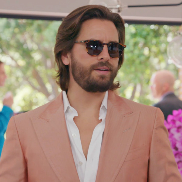 Scott Disick debuts platinum blonde hair while in Miami with Amelia