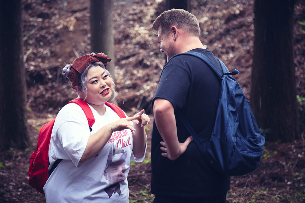 James Corden and Naomi Watanabe meet in the forests of Japan figure out who is the true PITERA Master, SK-II