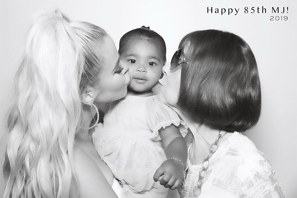 Khloe Kardashian and True Thompson from Kardashians Celebrate Grandma ...