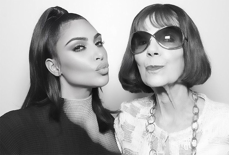 Kim Kardashian, Grandma, MJ, Birthday, Instagram