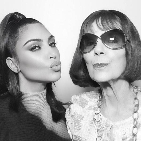 Kim Kardashian, Grandma, MJ, Birthday, Instagram