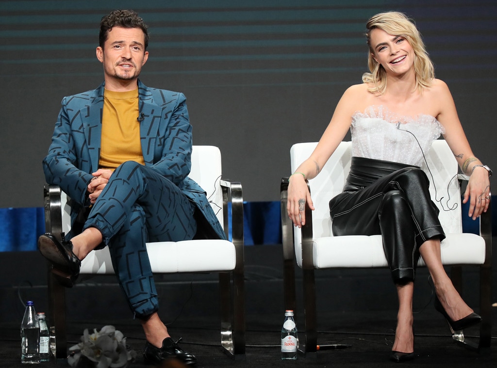 Orlando Bloom, Cara Delevingne, TCA