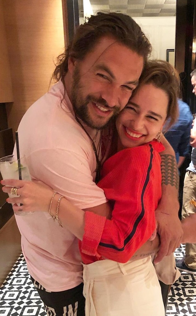 Jason Momoa S Reunion With Emilia Clarke Will Give You Serious