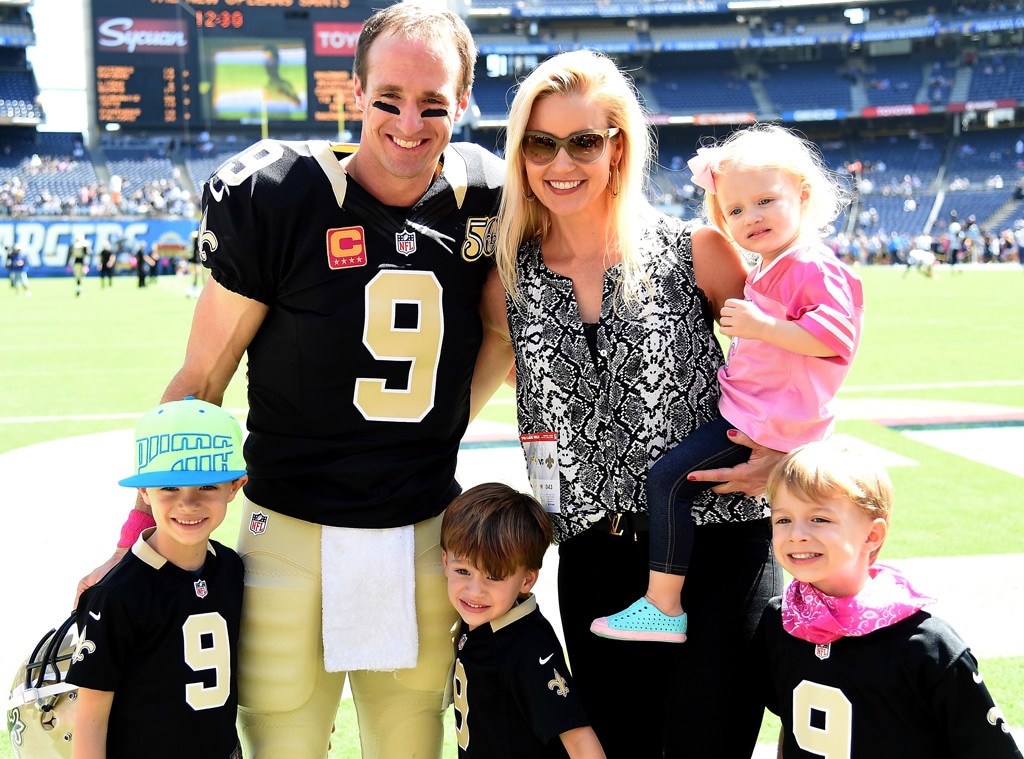 Drew Brees Many Adorable Family Moments E Online Drew Brees Many Adorable Family Moments E Online
