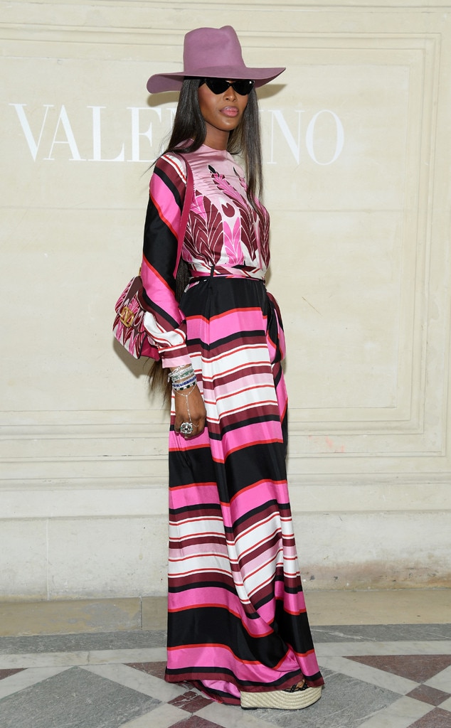 Naomi Campbell from Celebs Steal the Show at Paris Haute Couture