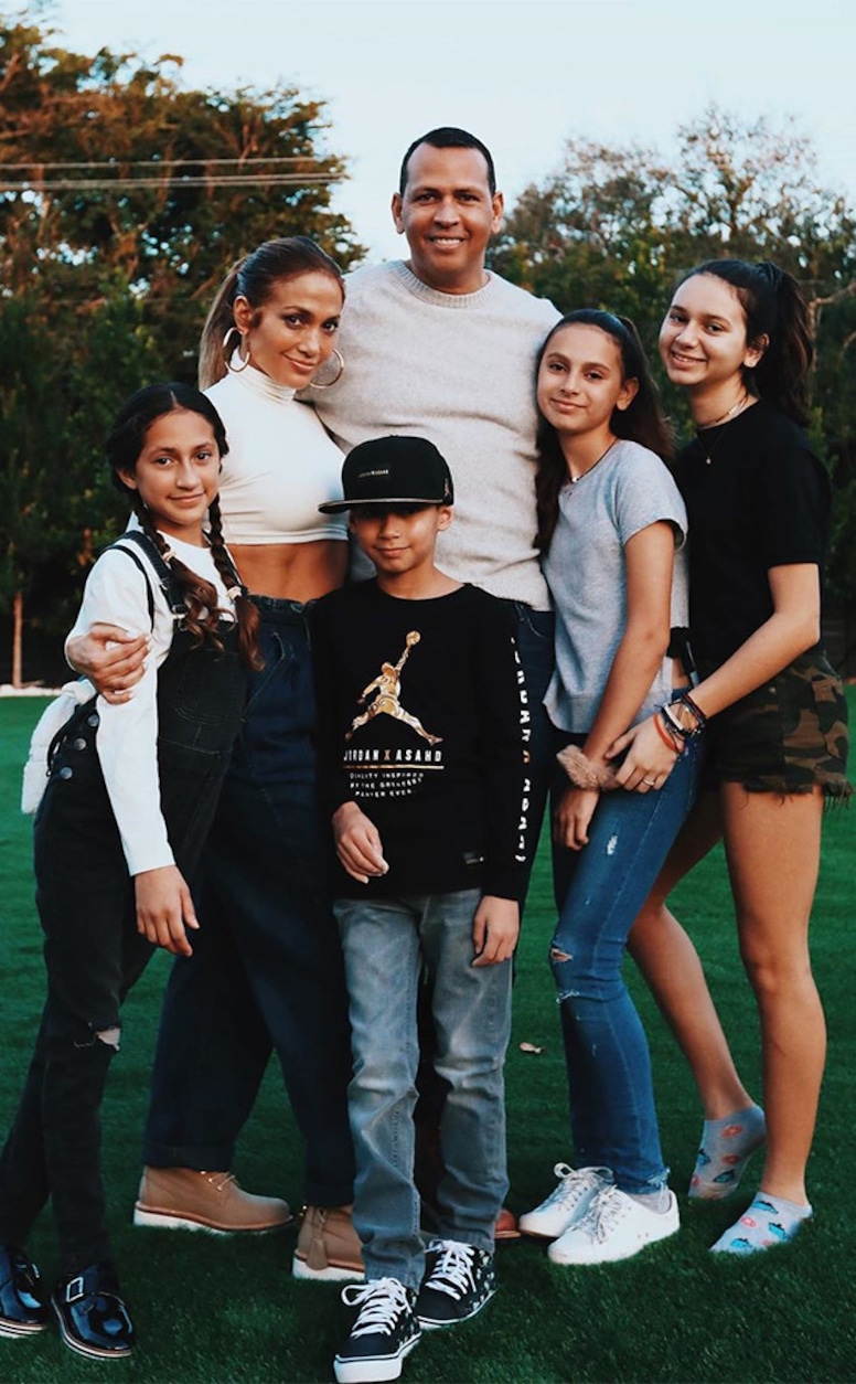 Alex Rodriguez, Jennifer Lopez, Kids, Twins, Max, Emme, Natasha, Ella, Fourth of July 2019