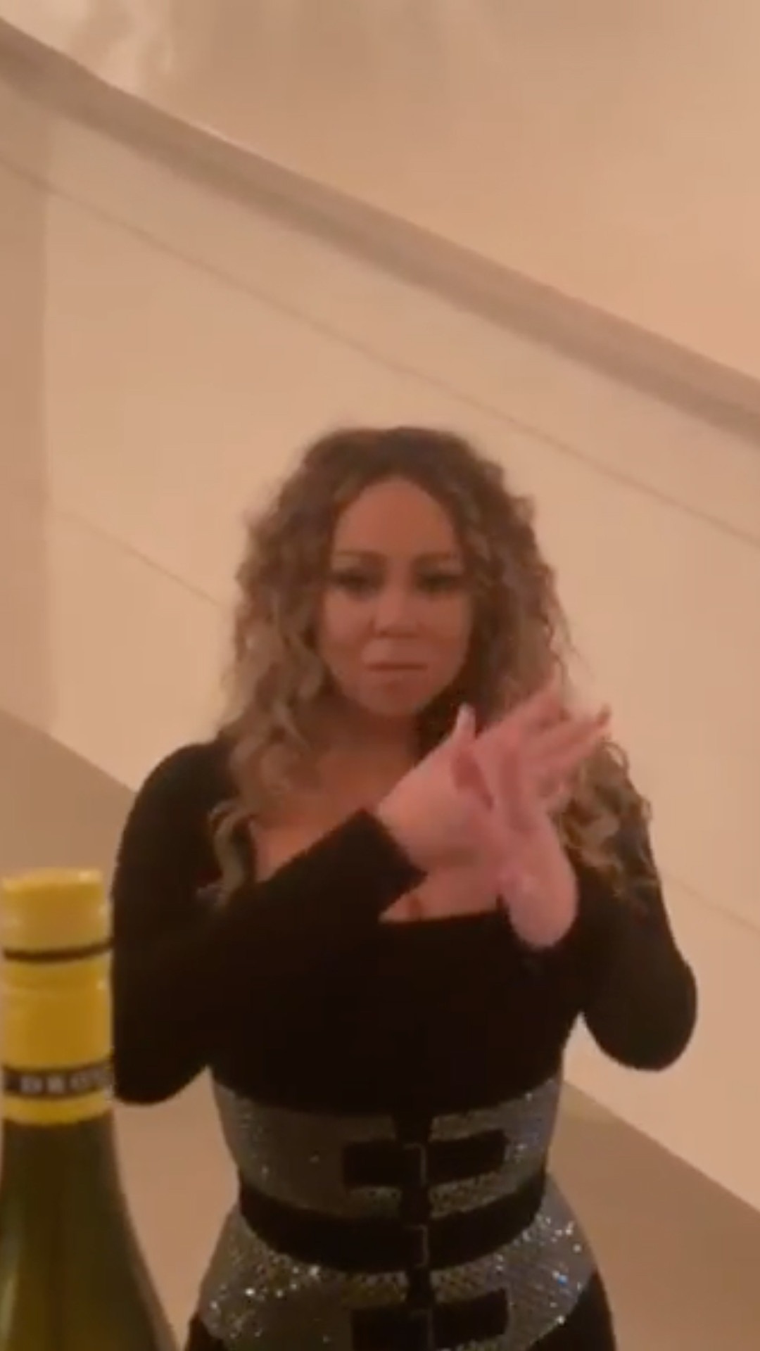 Mariah Carey, Bottle Cap Challenge, Instagram
