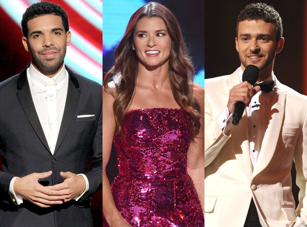 Drake, Danica Patrick, Justin Timberlake, ESPY Awards 2014