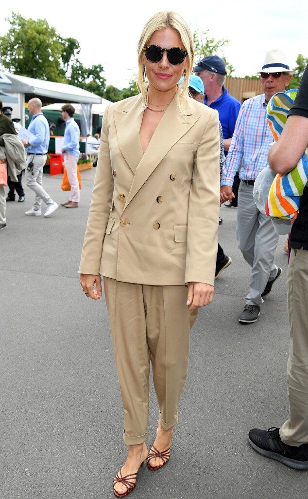 Sienna Miller, Wimbledon Tennis Championships 2019