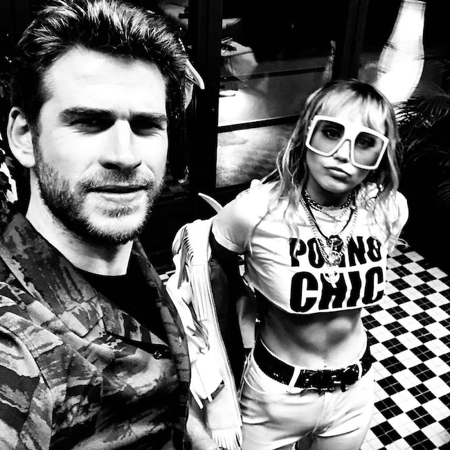 Liam Hemsworth, Miley Cyrus, Instagram