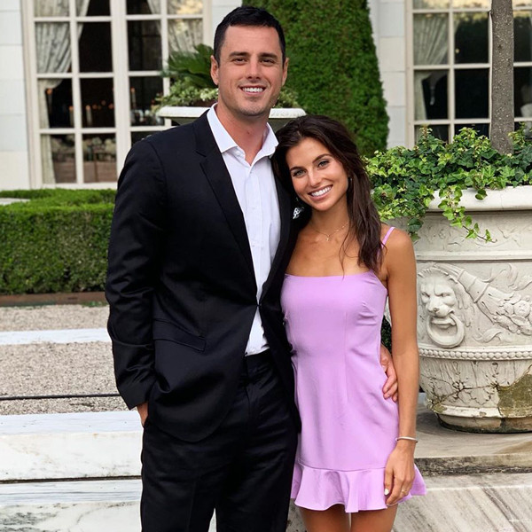 The Bachelor's Becca Tries on Wedding Dress with Ben Higgins