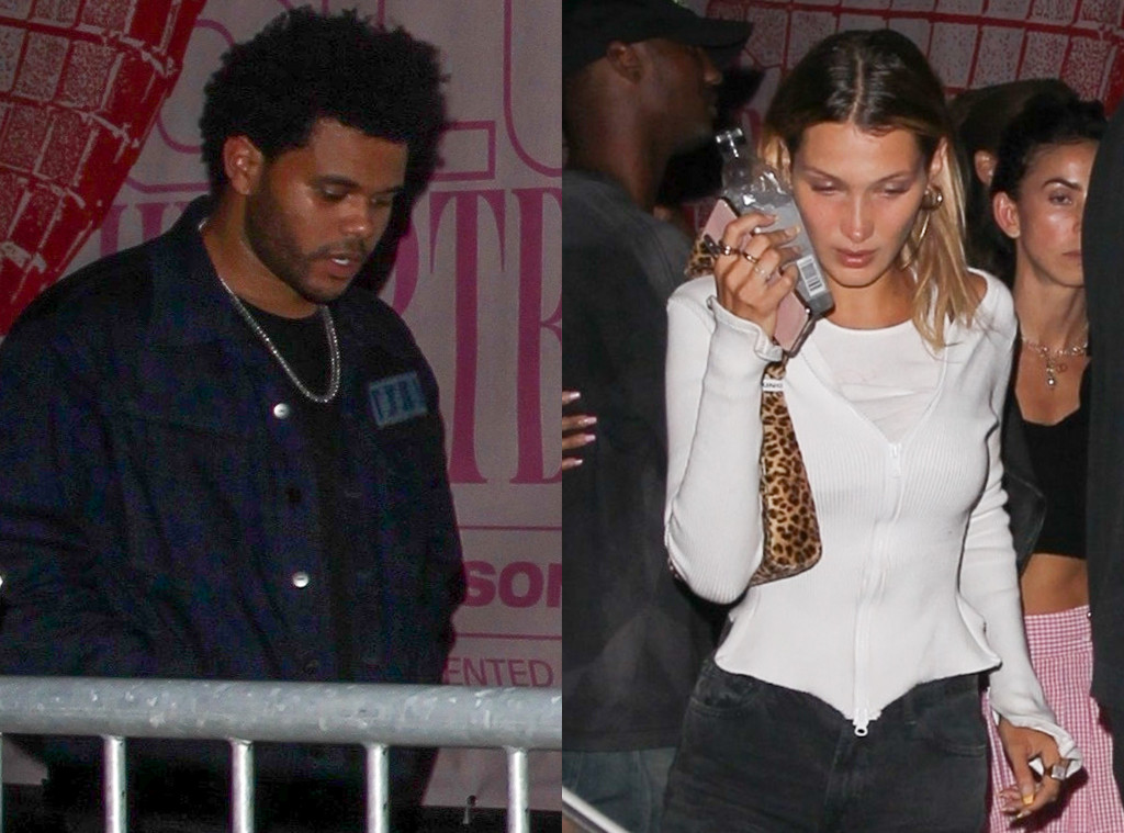 Awkward Bella Hadid And The Weeknd Attend Same Club Event E Online