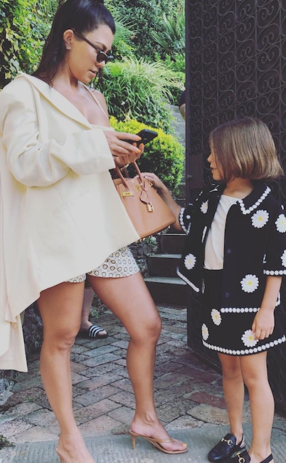 Kourtney Kardashian, Penelope Disick, Instagram 