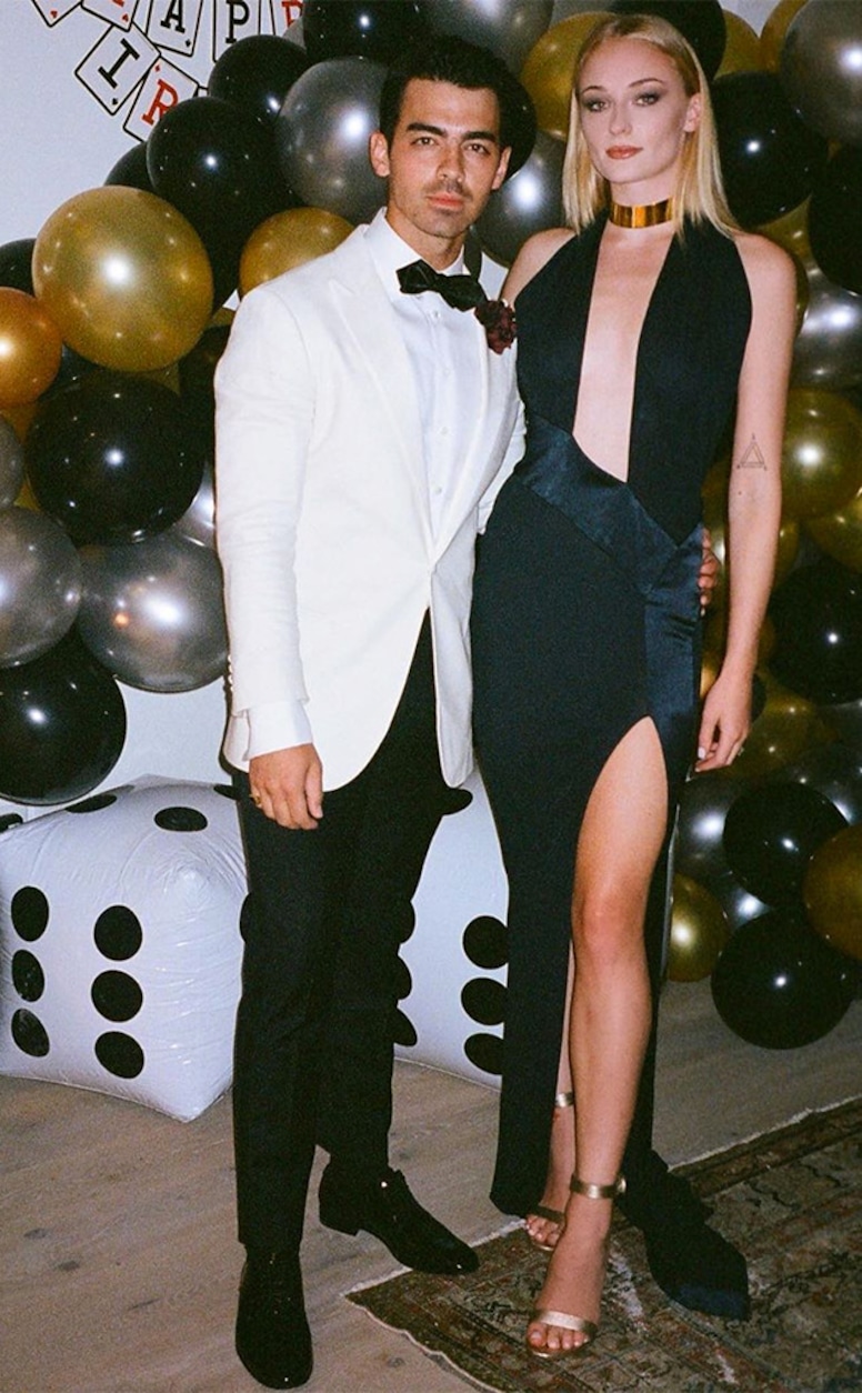 Joe Jonas, Sophie Turner, 30th, Birthday, Party, James Bond, Instagram