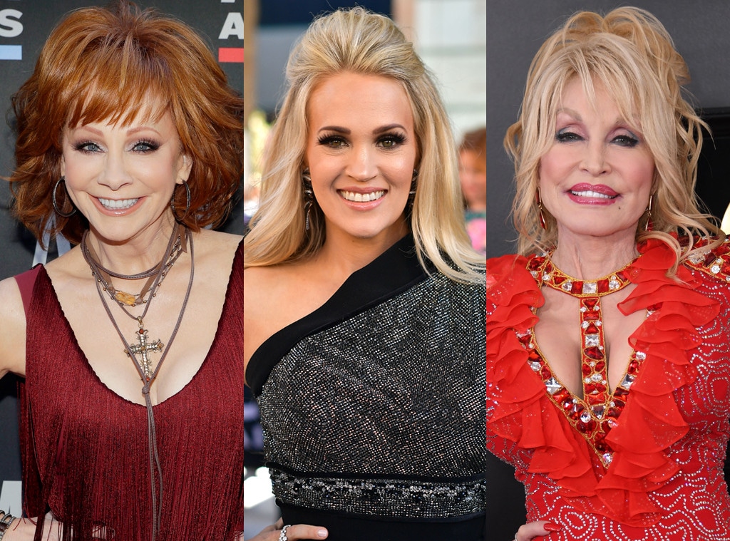 Reba, Carrie Underwood, Dolly Parton