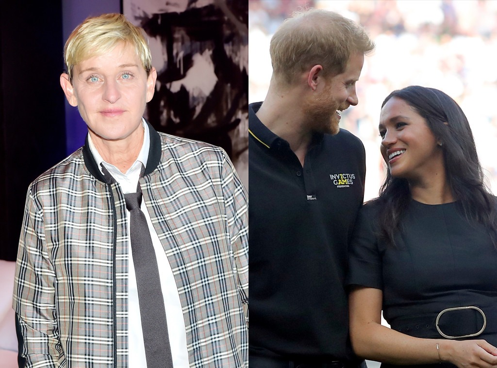 Ellen DeGeneres, Meghan Markle, Prince Harry