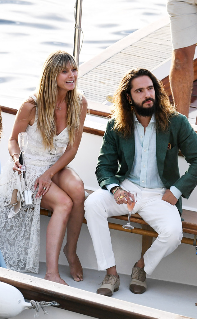 Heidi Klum & Tom Kaulitz Off Wedding Celebrations on Yacht - E!