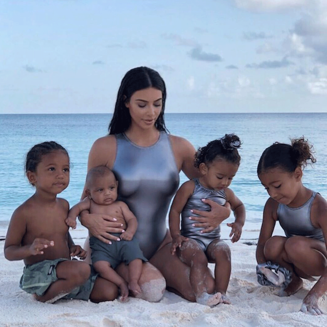 Kim Kardashian Dishes on New Shapewear Line and Life With 4 Kids
