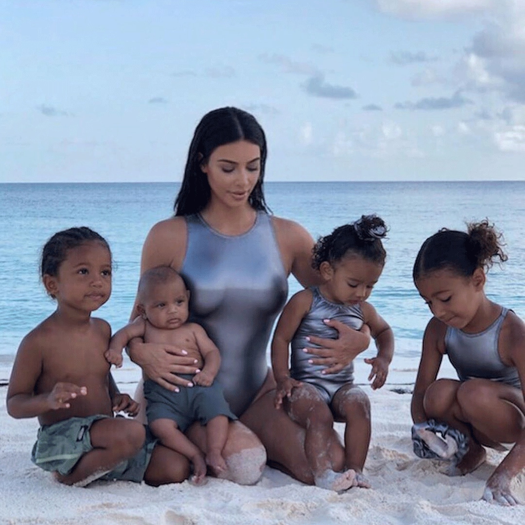 Kim Kardashian, North West, Saint West, Chicago West, Psalm West, Instagram