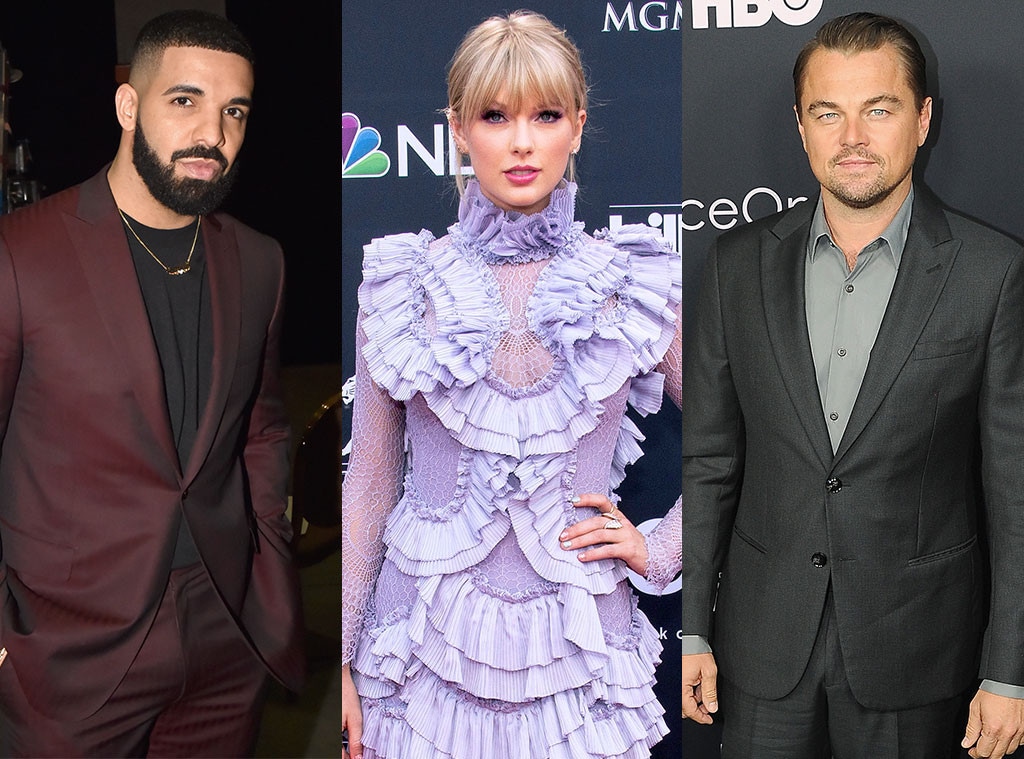 Drake, Taylor Swift, Leonardo Dicaprio 