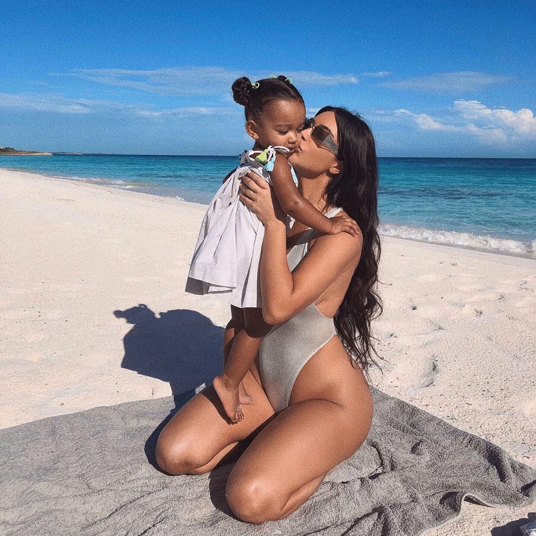 Kim Kardashian, Chicago West, Kids, Instagram, Vacation