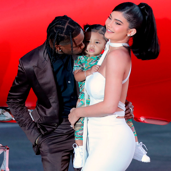 Stormi Webster Has Adorable Water Balloon Fight With Parents Kylie Jenner and Travis Scott - E! Online