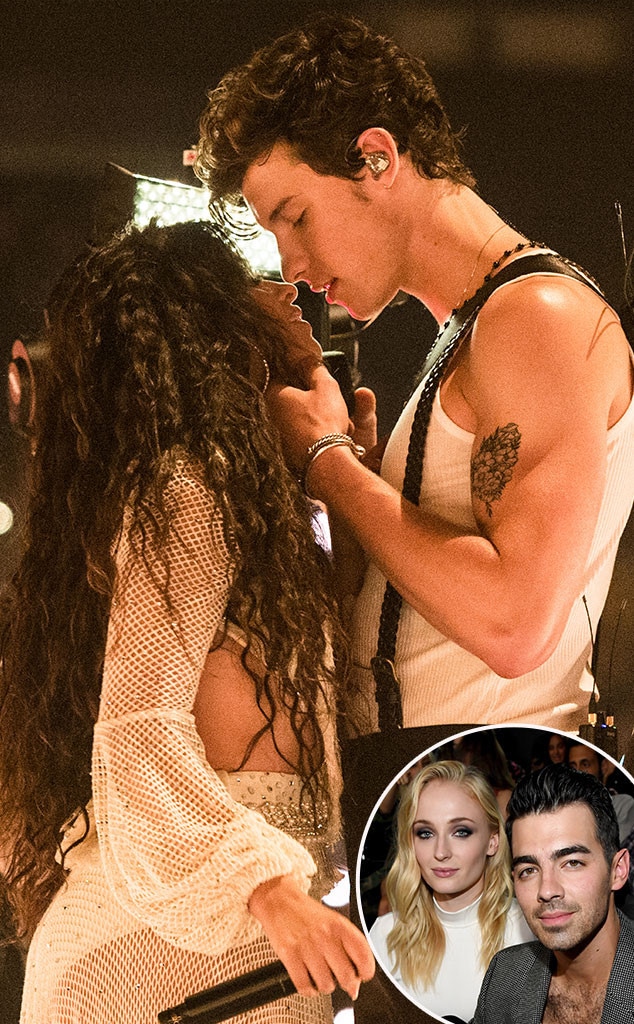 Shawn Mendes, Camila Cabello, Sophie Turner, Joe Jonas