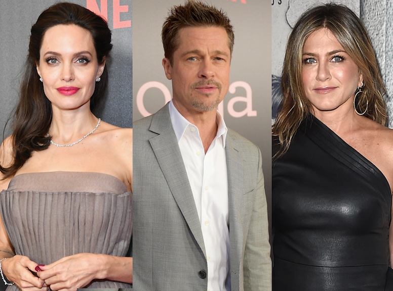 Brad Pitt, Jennifer Aniston, Angelina Jolie