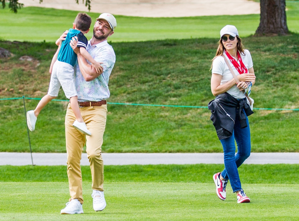 Justin Timberlake, Jessica Biel, Silas Timberlake