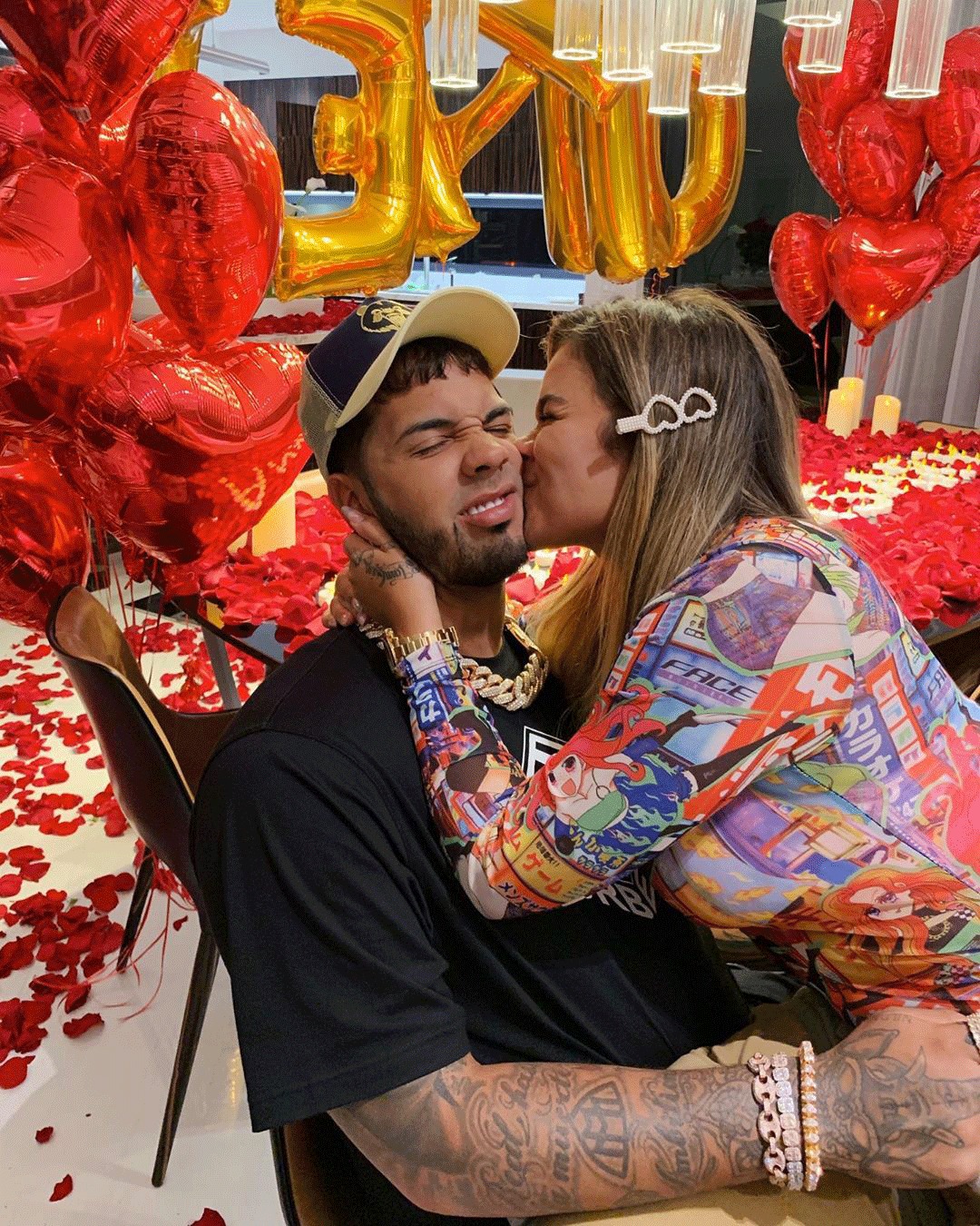 Anuel AA and Karol G Are the Definition of Couple Goals See Their
