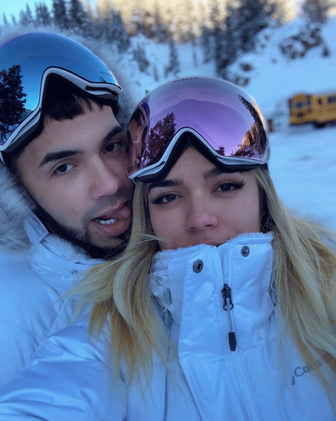 Romantic Getaway from Anuel AA & Karol G's Cutest Couple Moments E