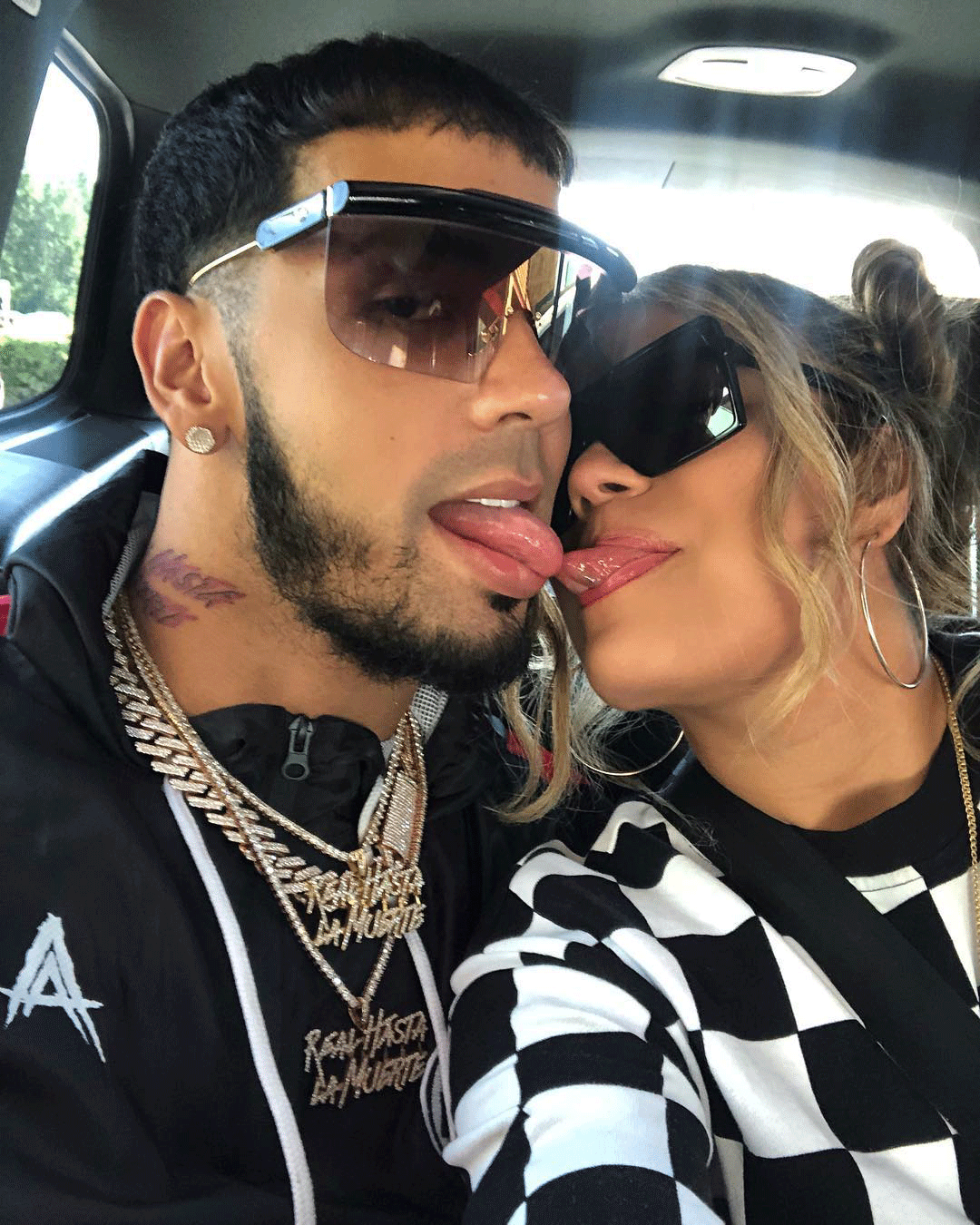 Tongue Tied from Anuel AA & Karol G's Cutest Couple Moments | E! News UK