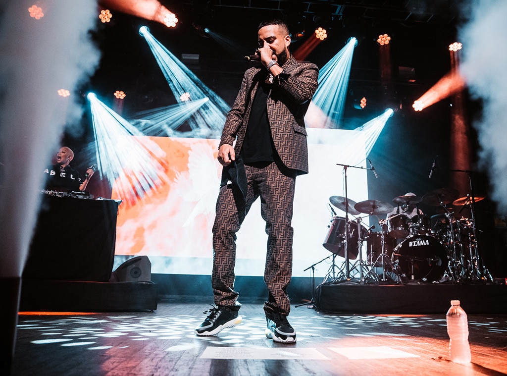 French Montana from Musicians Performing Live on Stage E! News