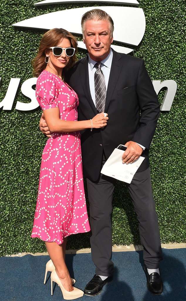 Hilaria Baldwin, Alec Baldwin, 2019 US Open