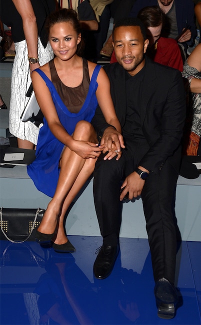 Chrissy Teigen, John Legend, Fashion Week Couples