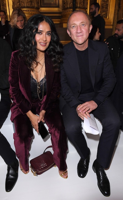 Salma Hayek, Francois-Henri Pinault, Fashion Week Couples