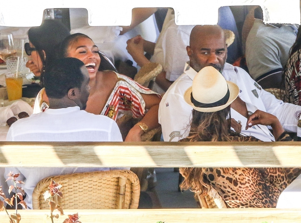 Sean ''Diddy'' Combs & Lori Harvey Vacation With Her Dad Steve Harvey