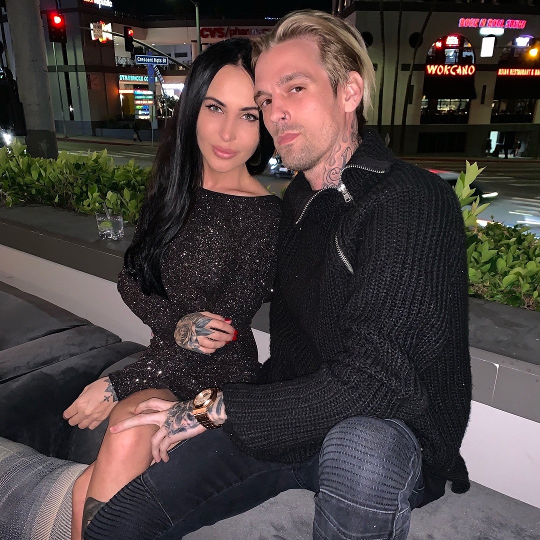 Aaron Carter, Lina Valentina, Instagram