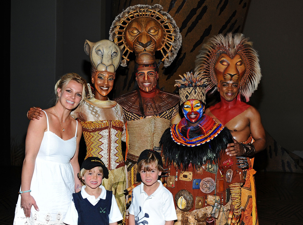 Britney Spears, Sean Federline, Jayden James Federline, The Lion King