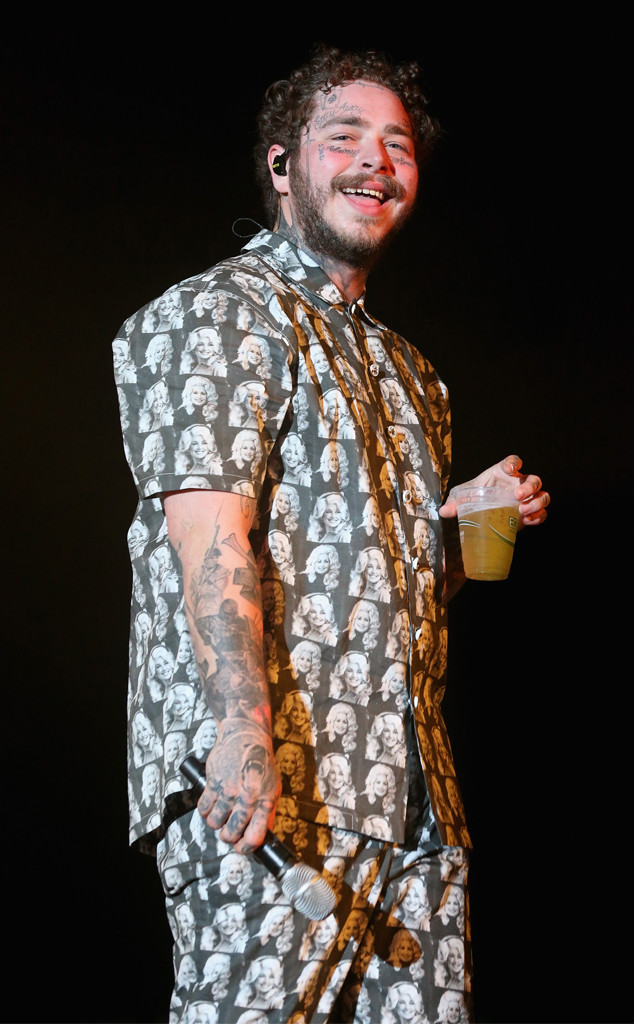 The Secrets Behind Post Malone S Most Daring Looks E Online