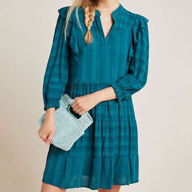 E-comm - Anthropologie Dress Sale - Rossi Ruffled Tunic