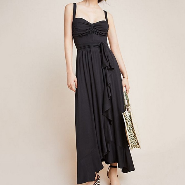 gabriela ruffled maxi dress