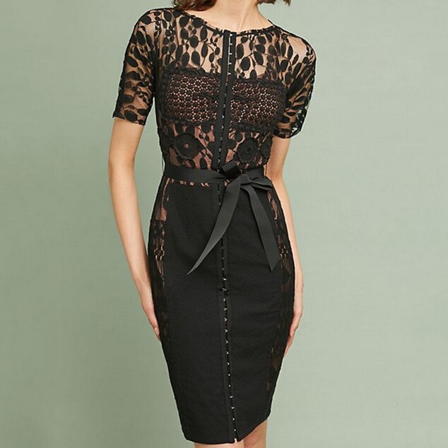 E-comm - Anthropologie Dress Sale - Byron Lars Carissima Sheath Dress