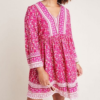 E-comm - Anthropologie Dress Sale -  Isabel Embroidered Tunic 