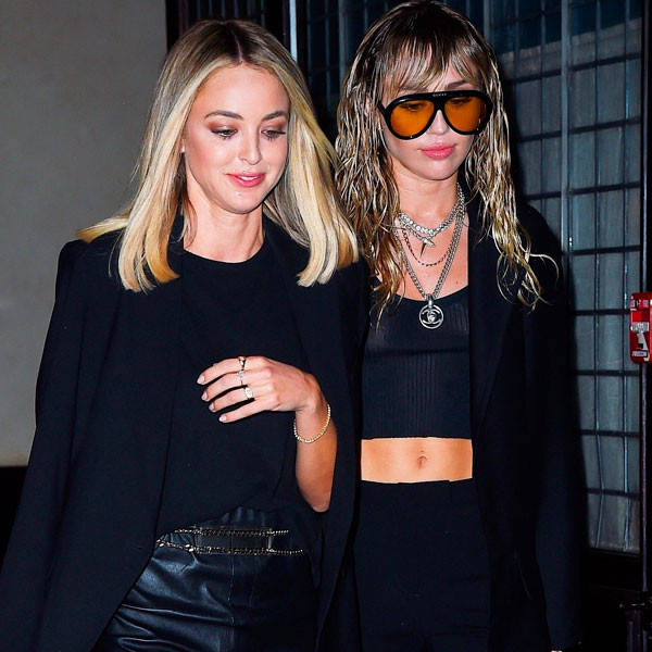 Miley Cyrus And Kaitlynn Carter Step Out For Nyc Date Night