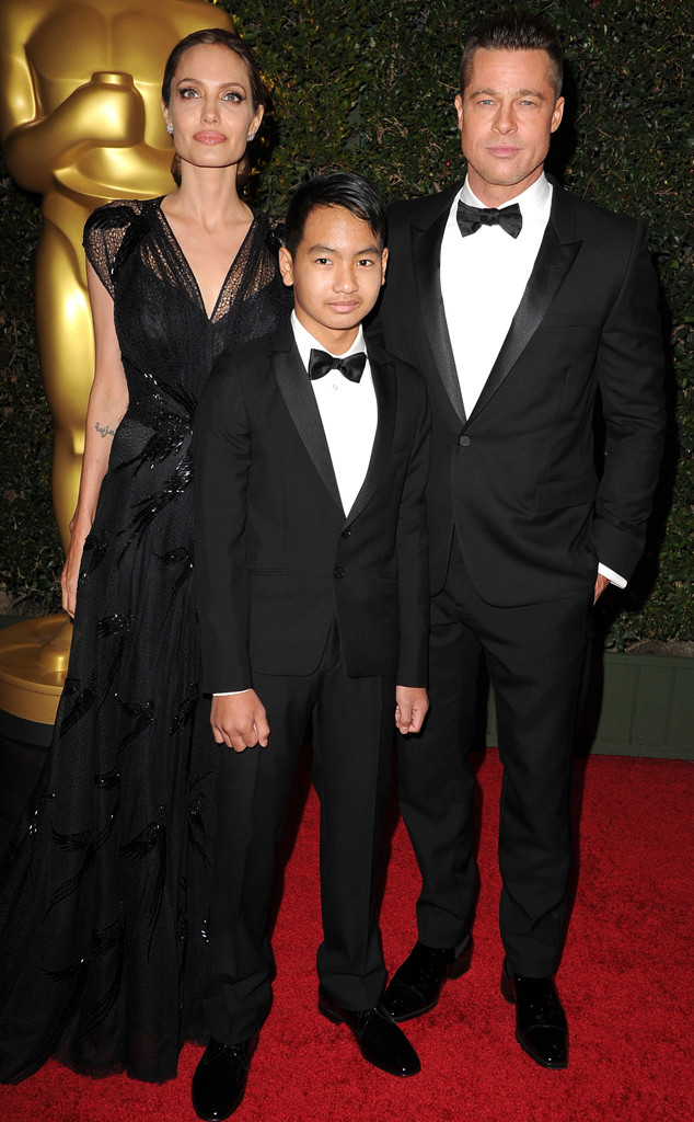 Angelina Jolie, Maddox Jolie-Pitt, Brad Pitt