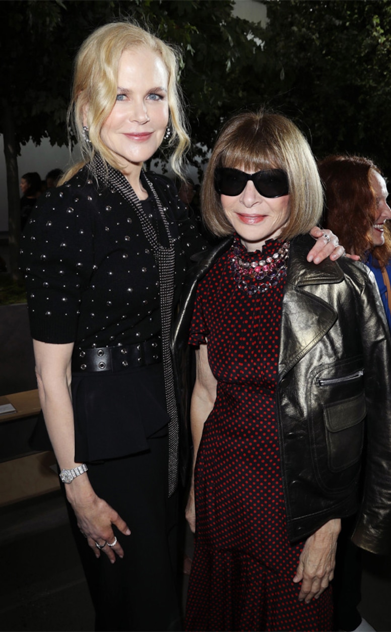 Nicole Kidman, Anna Wintour, Michael Kors Front Row, 2019 New York Fashion Week