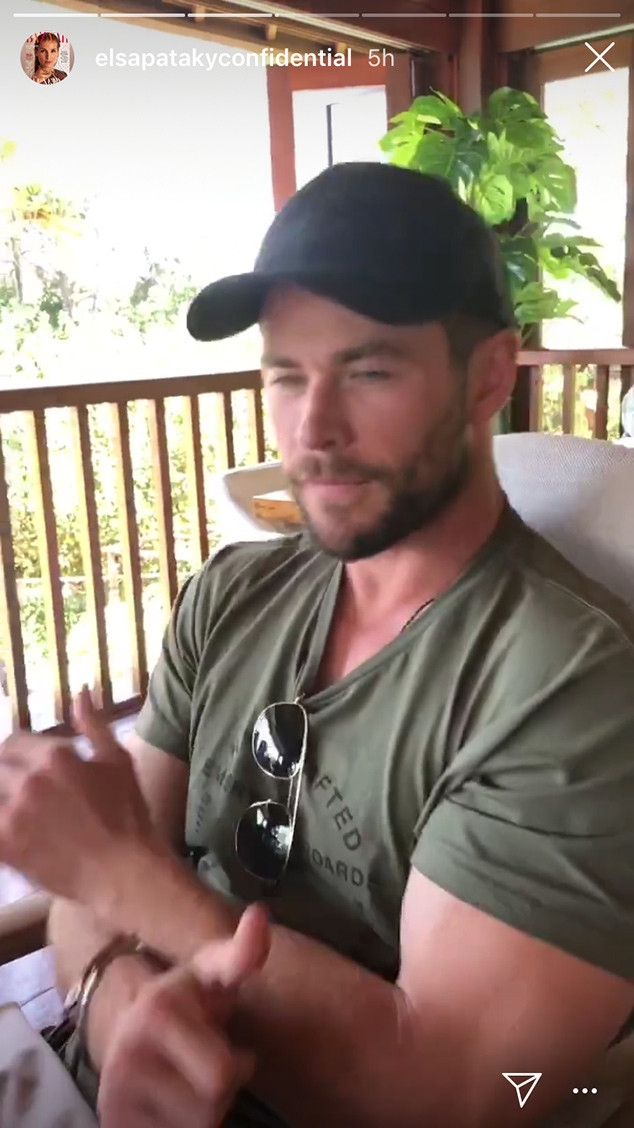 Chris Hemsworth, Australia Vacation