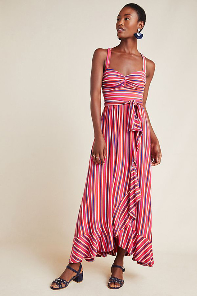 asymmetric pleated dress maxi Emerald Green Olympia Asymmetrical Pleated Maxi Dress